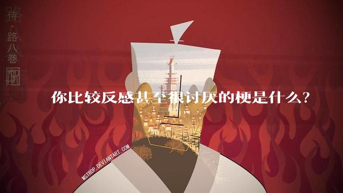 你比较反感甚至很讨厌的梗是什么？